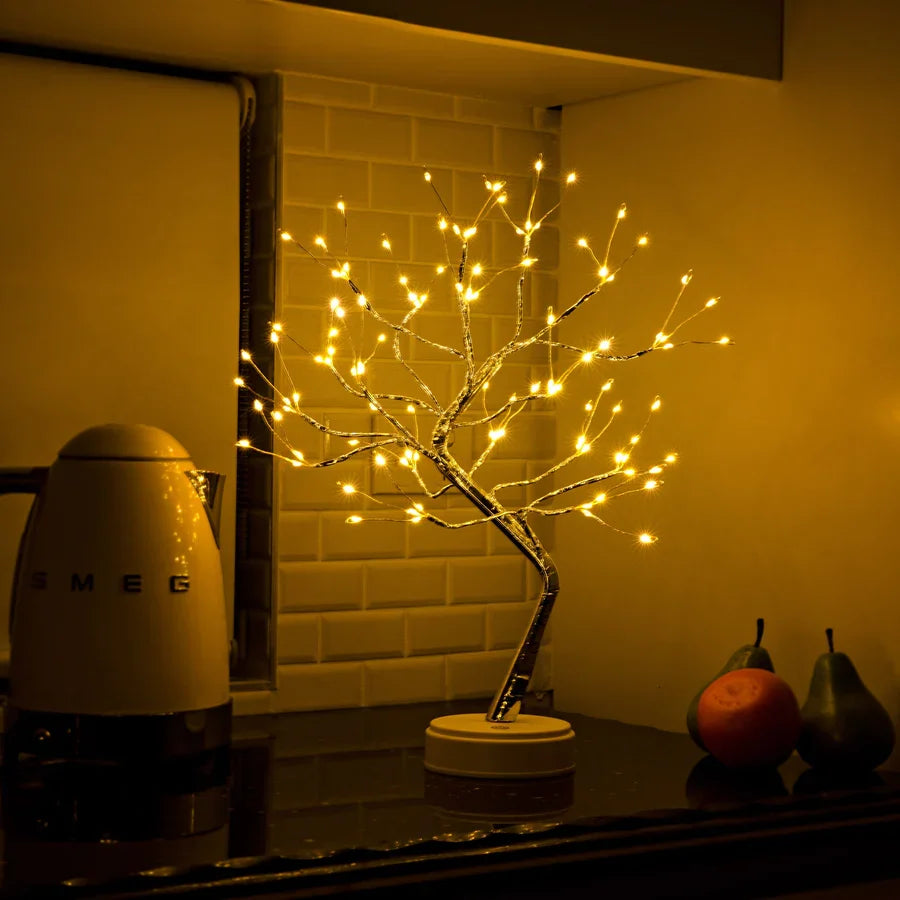 Albero luminoso in cucina