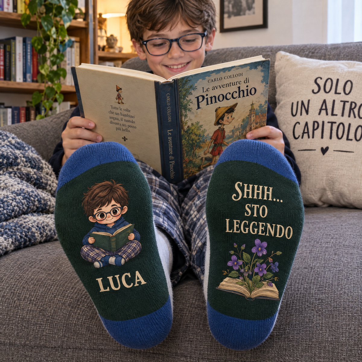 Calzini personalizzati bambino Luca