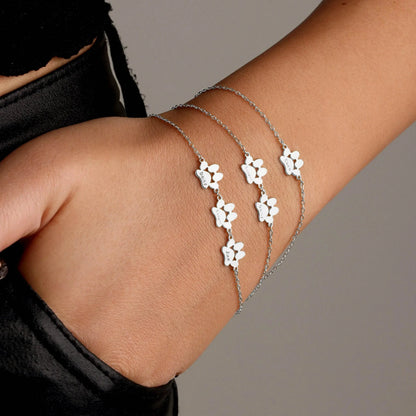 Bracciale zampetta in ricordo del proprio animale