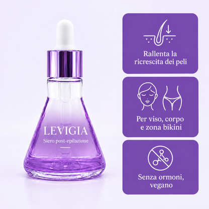 Levigia siero post-epilazione