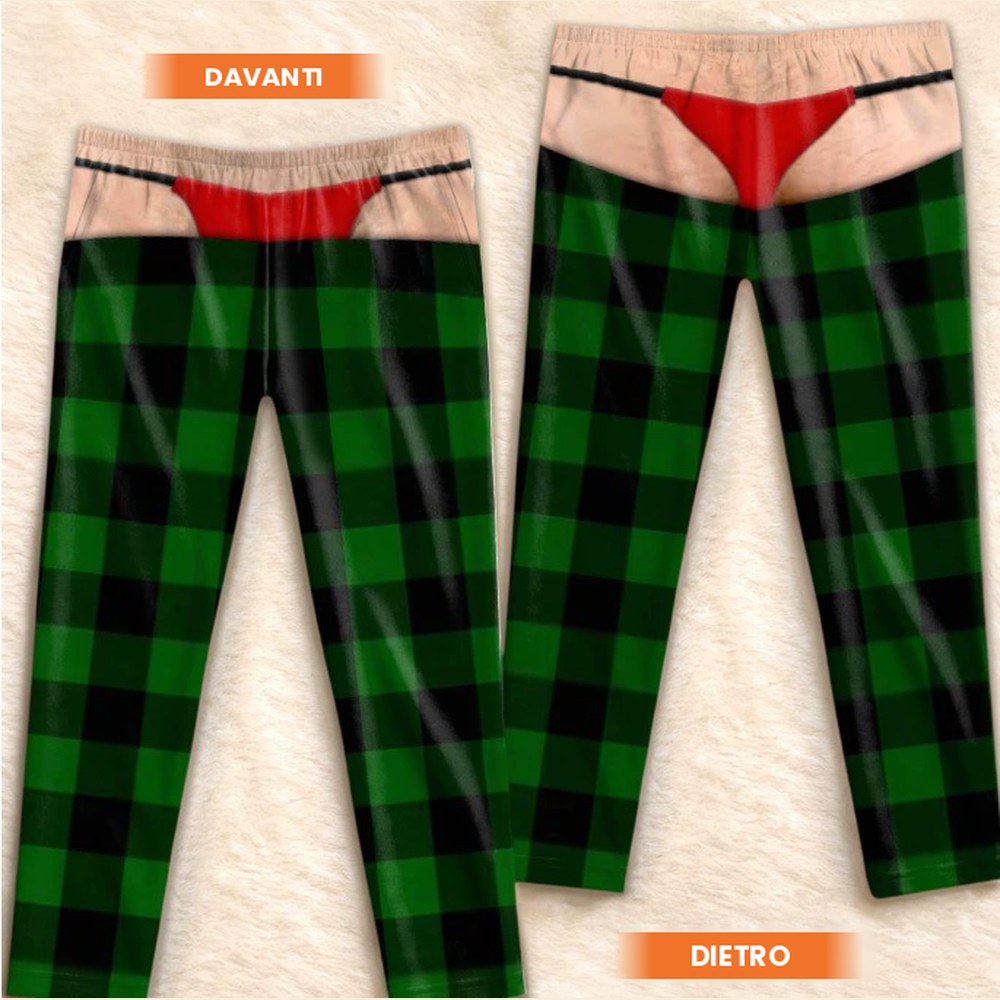 Scozzese Verde · Slip Rosso