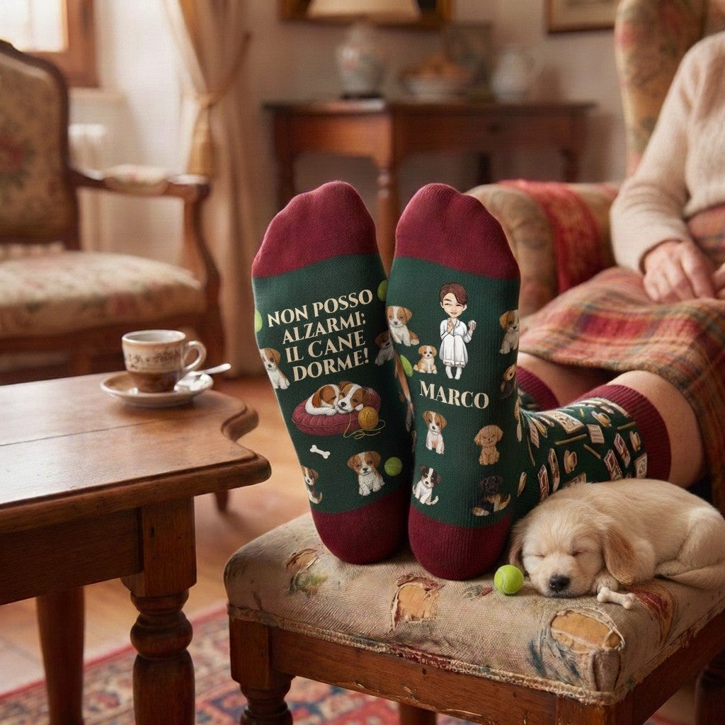 Calzini personalizzati cane per lei