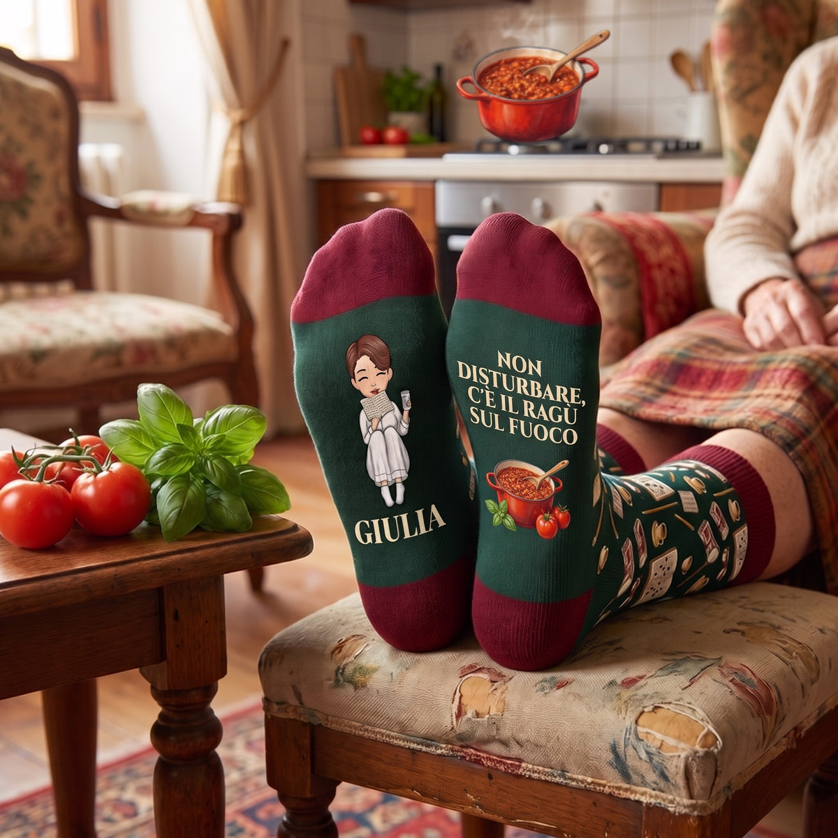 Calzini personalizzati cucina per lei