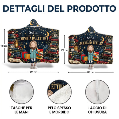 Dettagli della coperta con cappuccio