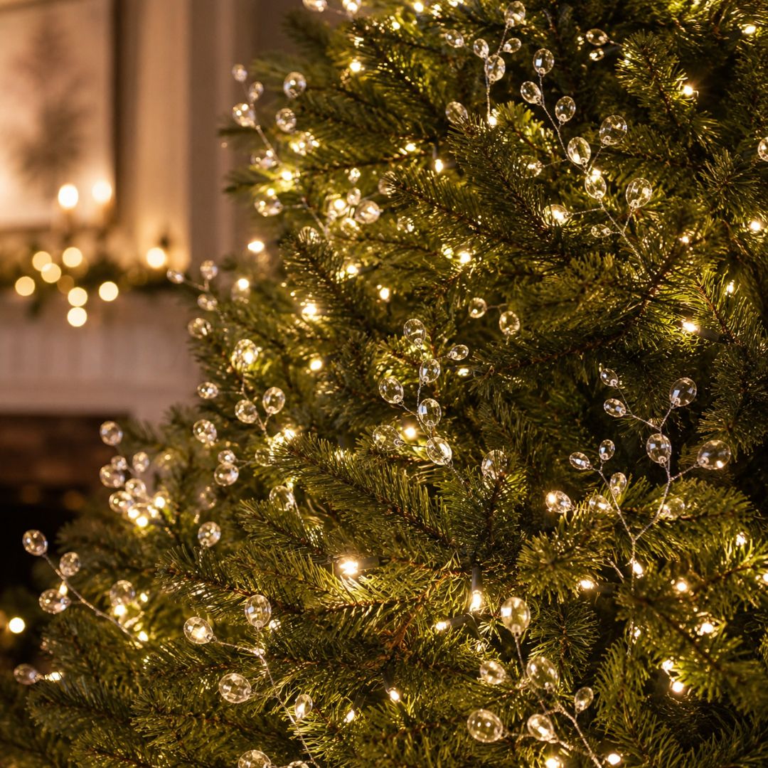 Cristallina pick di cristallo sull'albero