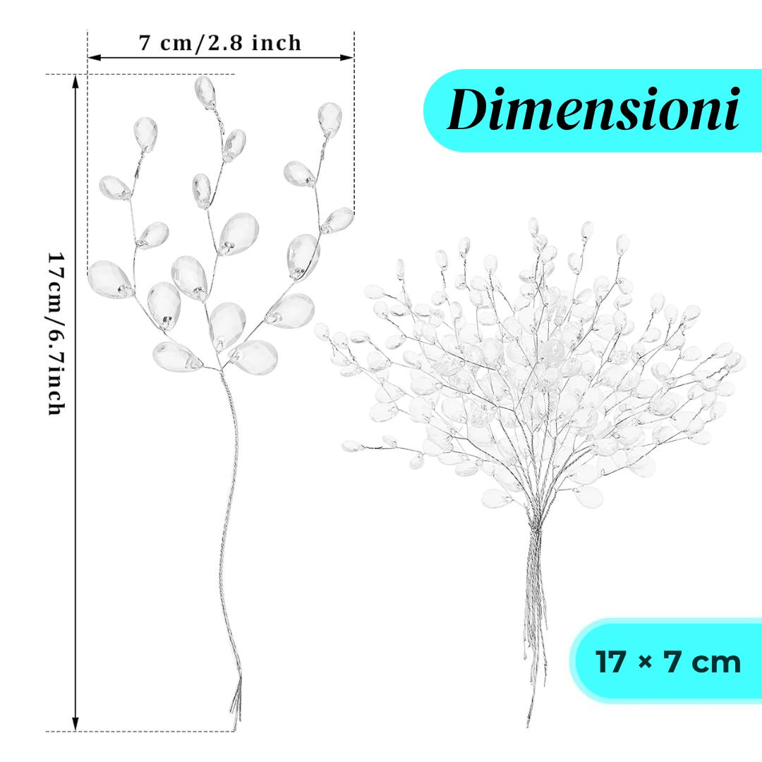 Dimensioni pick Cristallina 17 x 7 cm