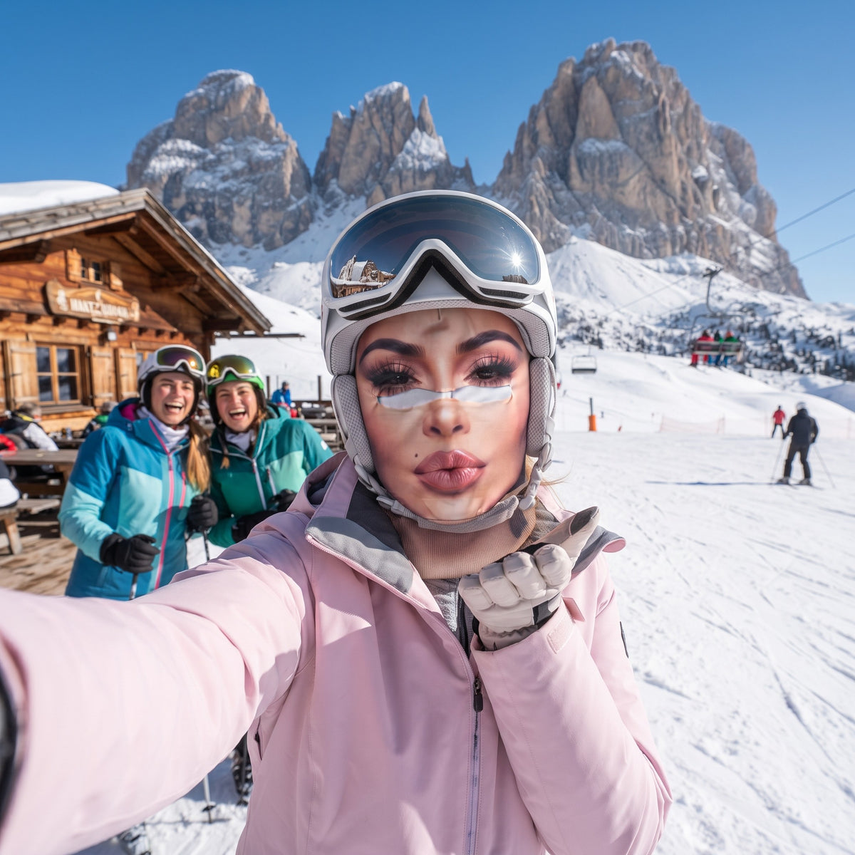 Passamontagna La Diva in pista