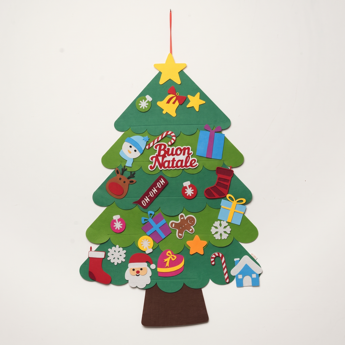 Feltrino albero di Natale in feltro