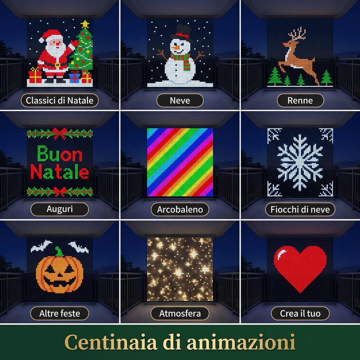 Centinaia di animazioni