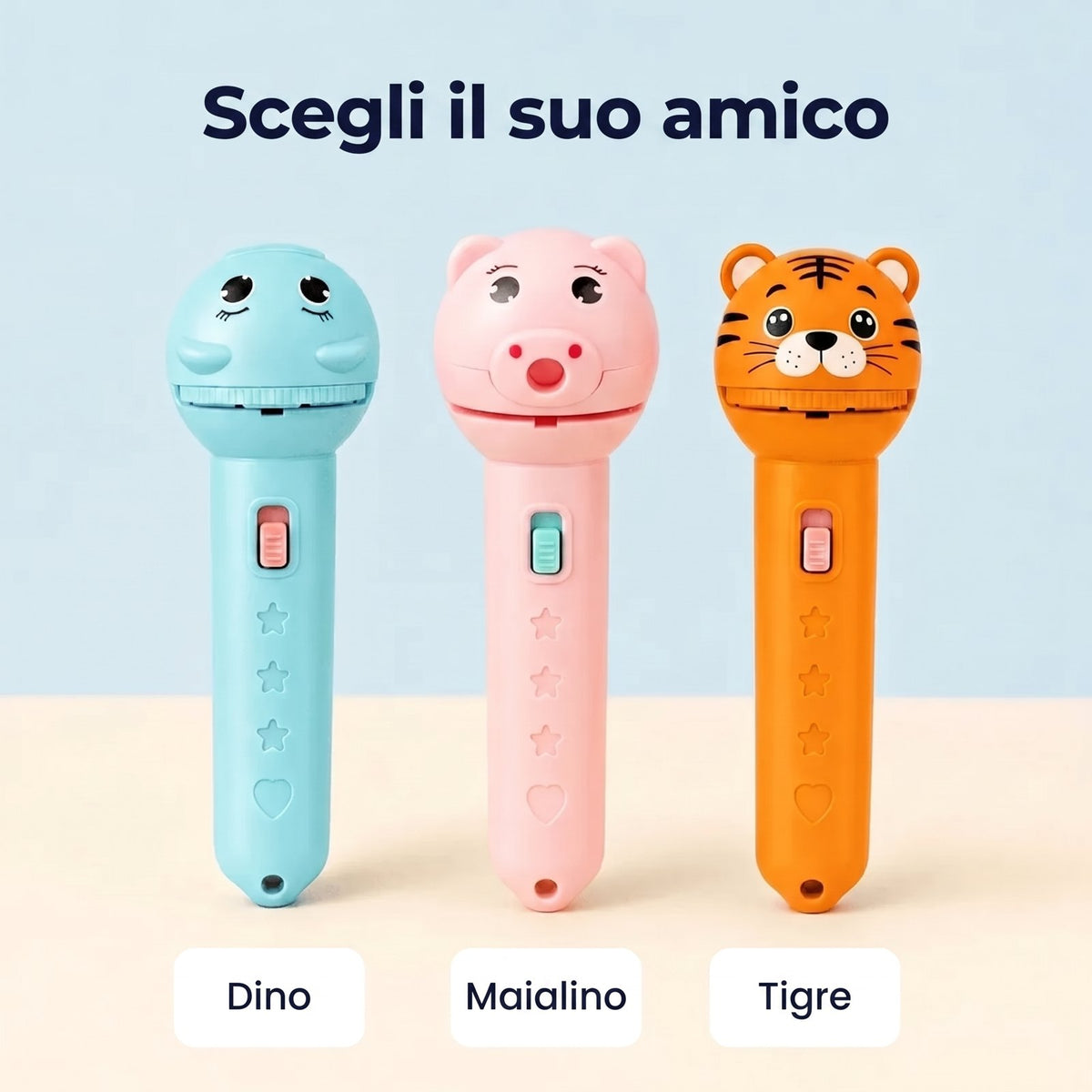 Lucciola Dino, Maialino e Tigre