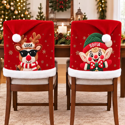 Natalino coprisedia di Natale personalizzati