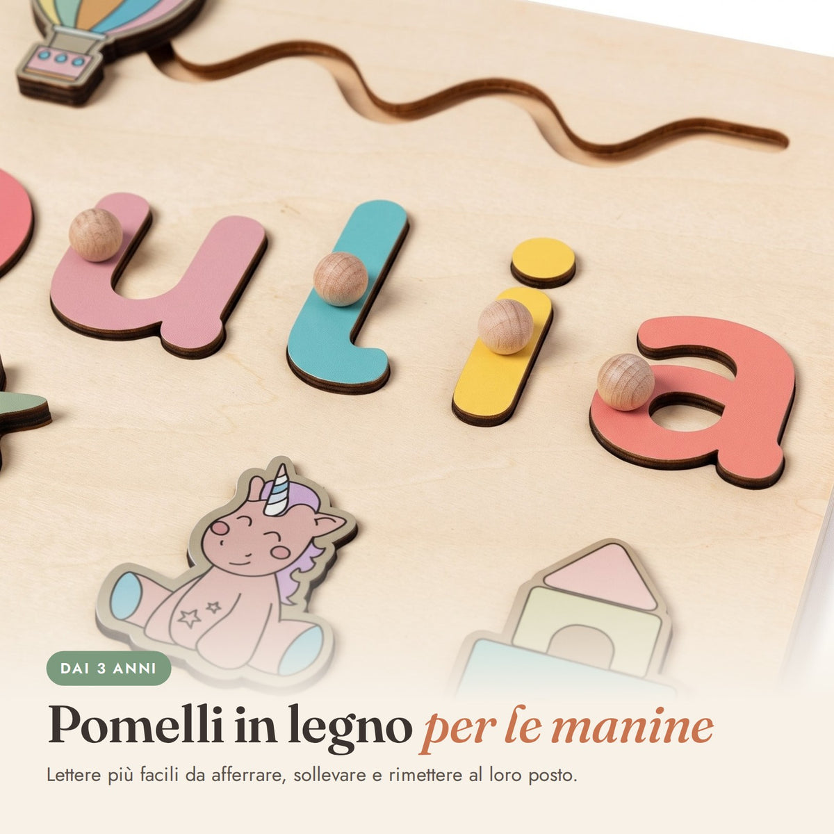 Pomelli in legno