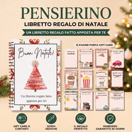 Pensierino libretto regalo di Natale
