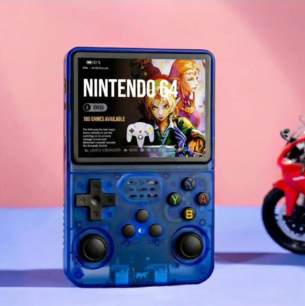 Console retrò portatile Pixelino blu