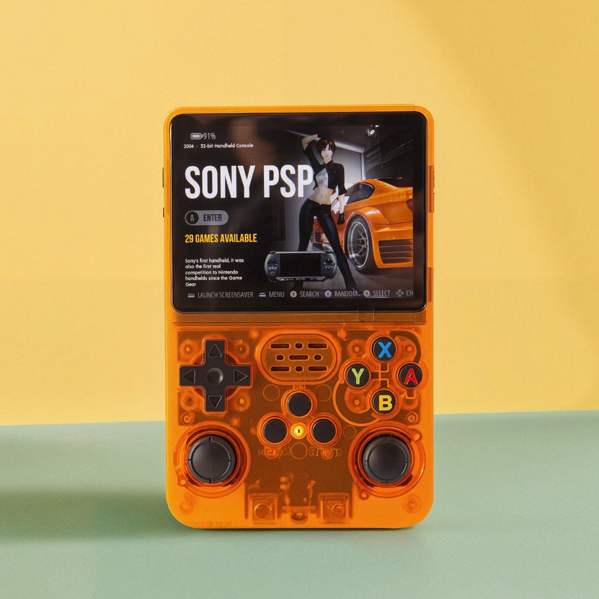 Console Pixelino in contesto lifestyle