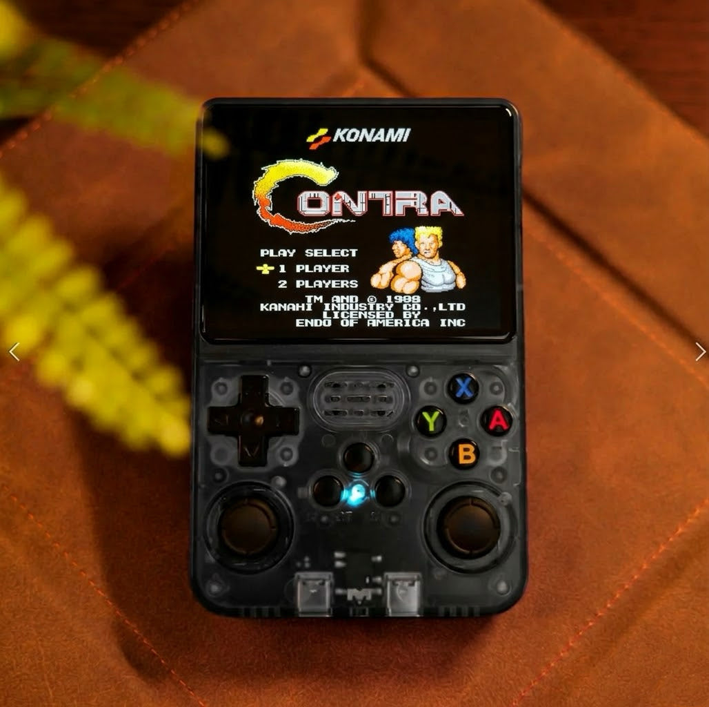 Console retrò portatile Pixelino nera