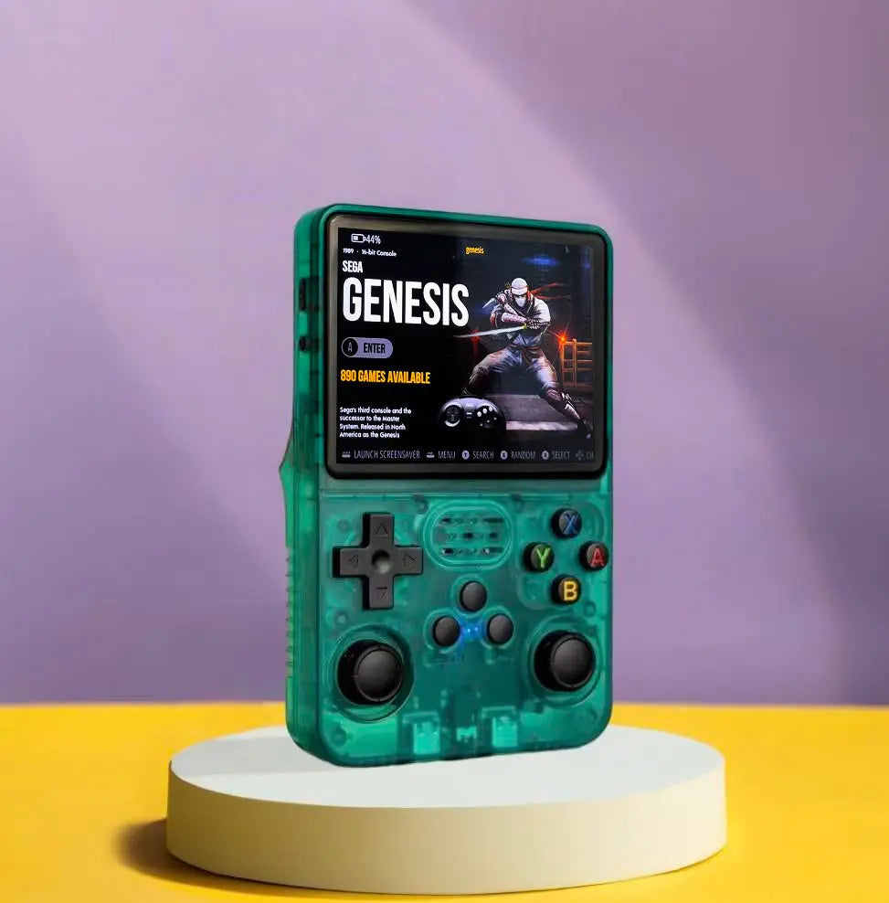 Console retrò portatile Pixelino verde