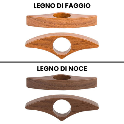Legno di faggio e legno di noce