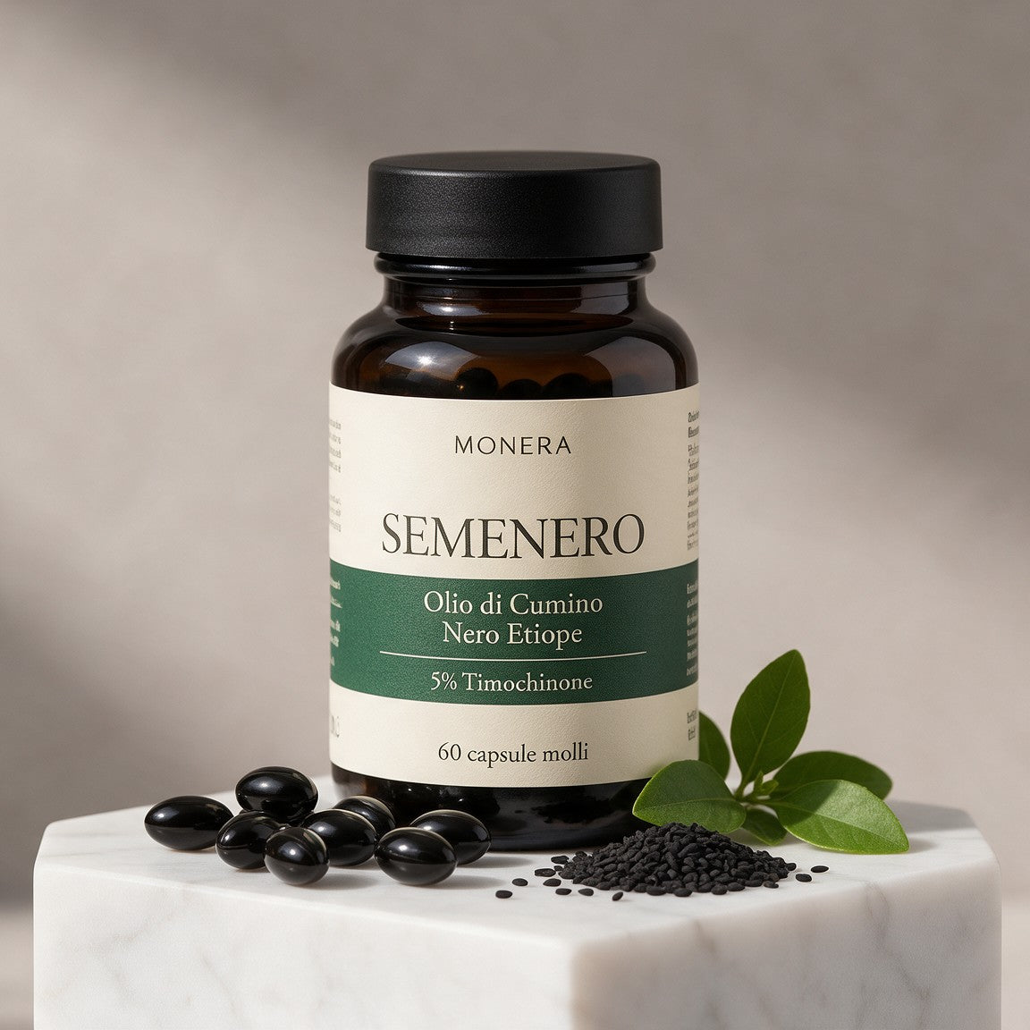 Semenero olio di cumino nero etiope 5% timochinone