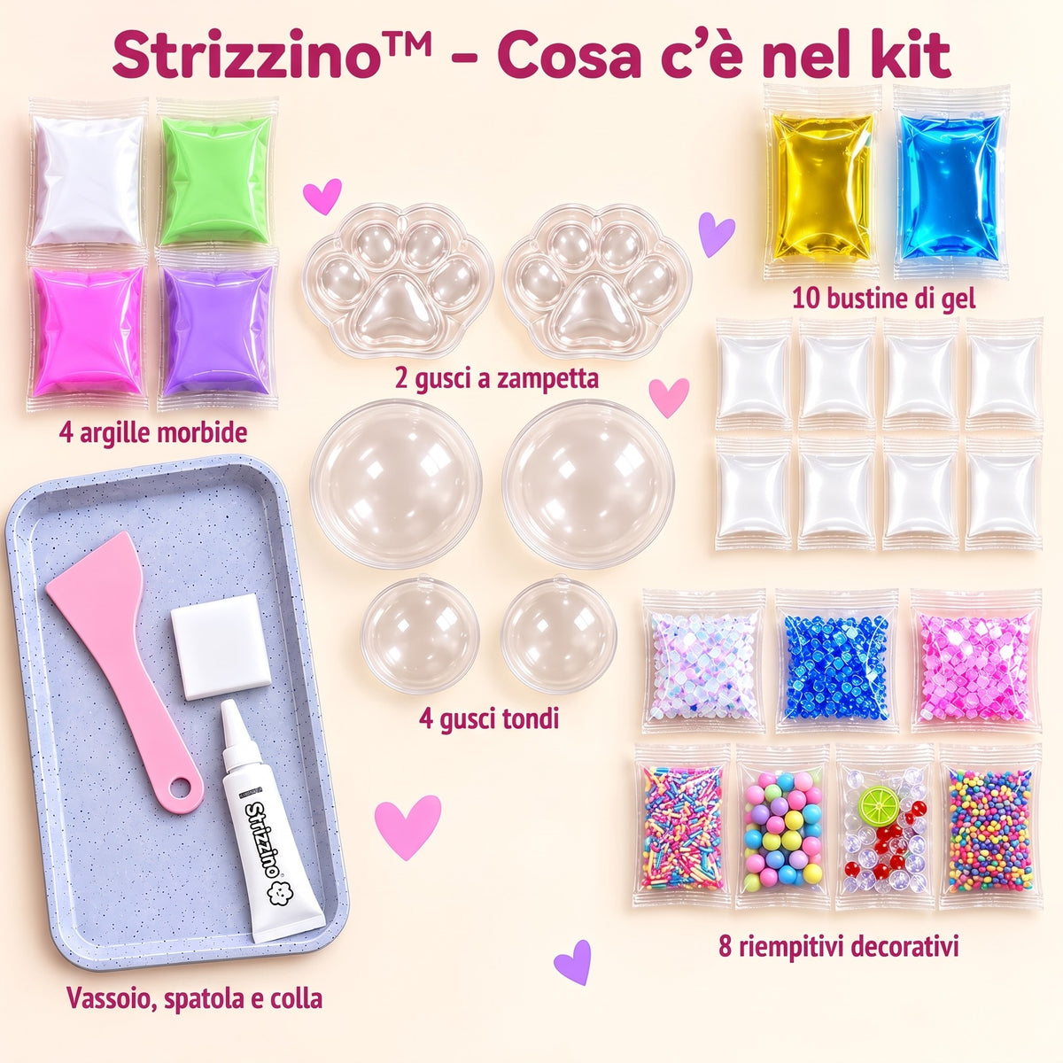 Strizzino – cosa c'è nel kit