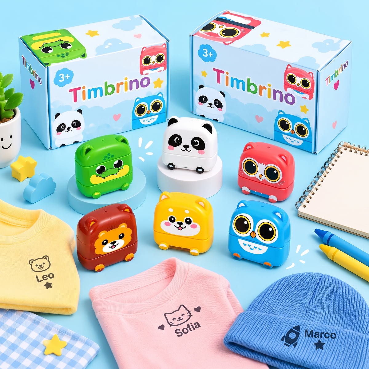 Timbrino, tutti i design