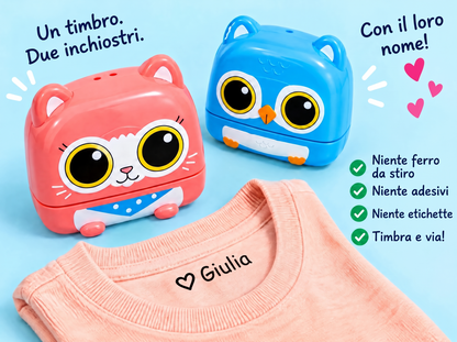 Timbrino timbro personalizzato con nome